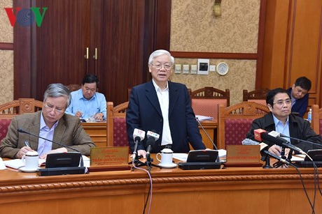 Tổng Bí thư: “Chống tham nhũng, ai nhụt chí thì dẹp sang bên để người khác làm“