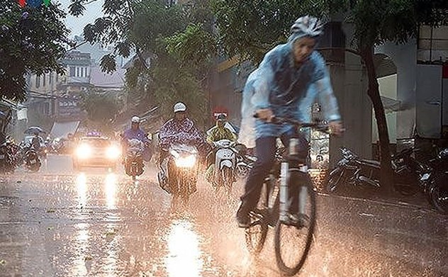 Không khí lạnh tràn về, Thanh Hóa - Thừa Thiên Huế có mưa vừa, mưa to, có nơi mưa rất to 