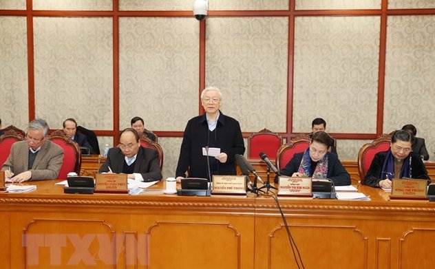 Bộ Chính trị làm việc với Ban Thường vụ Thành ủy Đà Nẵng 