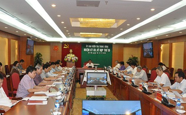Toàn văn Thông cáo báo chí Kỳ họp 36 của Ủy ban Kiểm tra Trung ương 