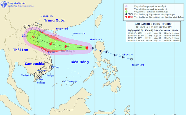 Lên phương án ứng phó với bão số 4 với gió giật cấp 12