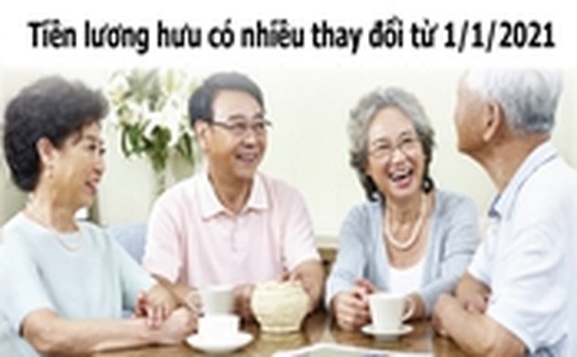 Tiền lương hưu có nhiều thay đổi từ 1/1/2021 