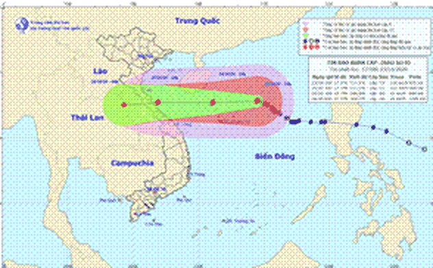 Tin khẩn về bão số 8 giật cấp 15 