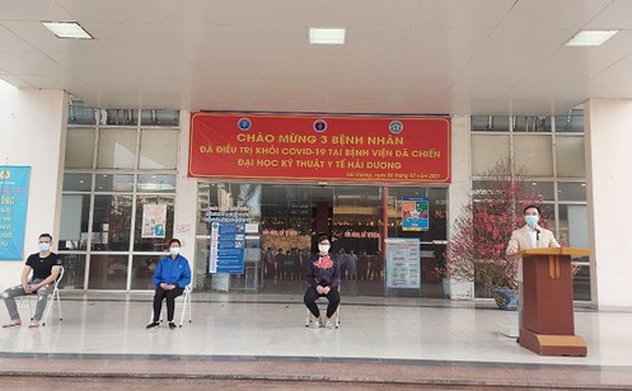 Công bố 3 bệnh nhân COVID-19 đầu tiên của Hải Dương khỏi bệnh