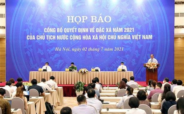 Công bố quyết định về đặc xá năm 2021 của Chủ tịch nước