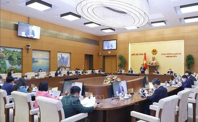 Ủy ban Thường vụ Quốc hội thảo luận việc tiếp thu, chỉnh lý dự án Luật Cảnh sát cơ động; cho ý kiến về công tác dân nguyện