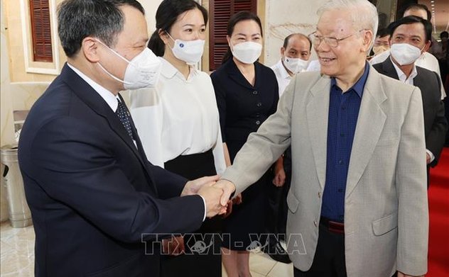 Tổng Bí thư Nguyễn Phú Trọng: Phát huy giá trị truyền thống, xây dựng Hòa Bình phát triển toàn diện 