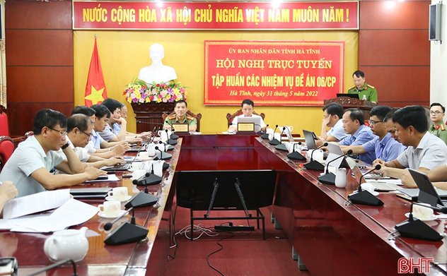 Hà Tĩnh tháo gỡ vướng mắc, tập trung thực hiện Đề án 06 đúng tiến độ 