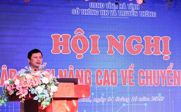 Hà Tĩnh triển khai hội nghị tập huấn nâng cao về Chuyển đổi số 