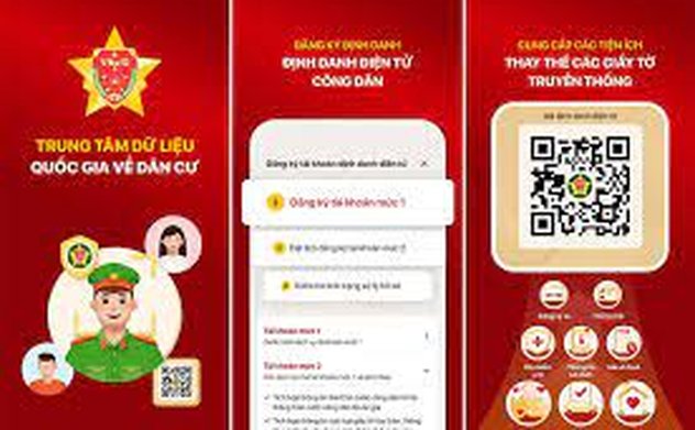 Ứng dụng VNeID thay thế căn cước công dân gắn chip