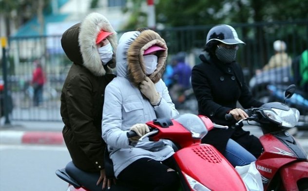 Không khí lạnh tăng cường, Bắc Bộ, Bắc Trung Bộ trời tiếp tục rét