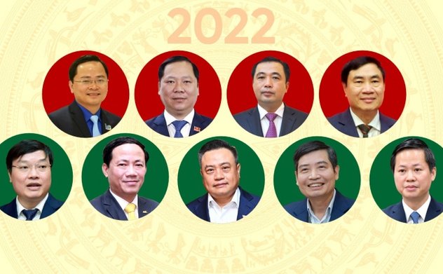 9 bí thư, chủ tịch tỉnh, thành phố được điều động và bầu trong năm 2022