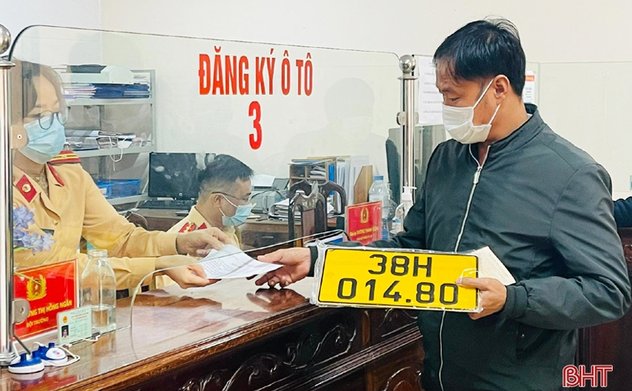 Cấp biển số theo mã định danh của chủ xe từ ngày 15/8