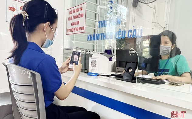 Hà Tĩnh thí điểm thanh toán viện phí không dùng tiền mặt từ ngày 15/8