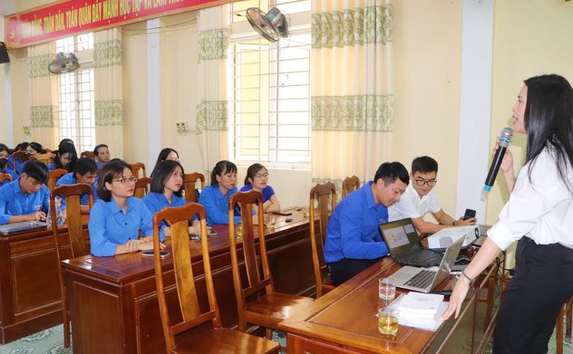 Huyện đoàn Vũ Quang tập huấn nâng cao năng lực chuyển đổi số 