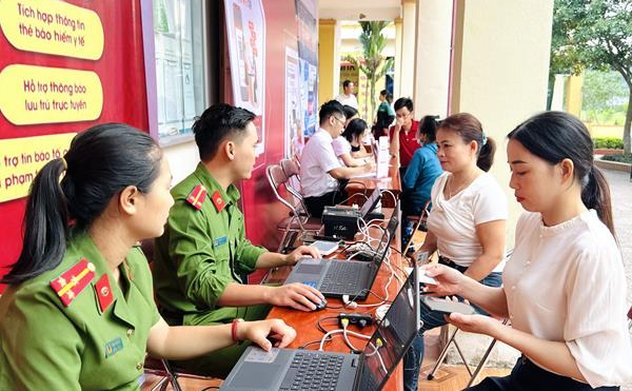 Ngày hội Chuyển đổi số trên địa bàn xã Sơn Hàm - Hương Sơn năm 2023