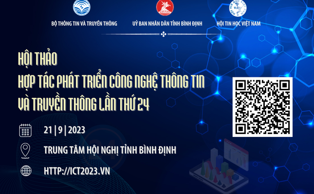 Hội thảo Hợp tác phát triển Công nghệ thông tin và Truyền thông Việt Nam lần thứ XXIV năm 2023 diễn ra tại Bình Định từ ngày 21-22/09