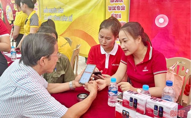 Lộc Hà tăng cường ứng dụng chuyển đổi số