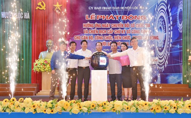 Lộc Hà phát động hưởng ứng Ngày Chuyển đổi số quốc gia 