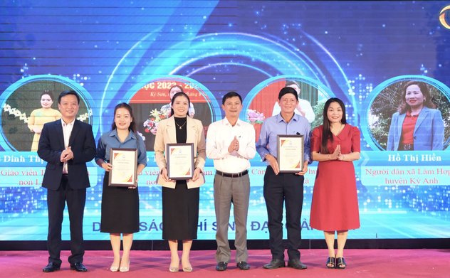 Hà Tĩnh tổng kết và trao giải Cuộc thi trực tuyến tìm hiểu Chuyển đổi số - Dữ liệu số tạo nên giá trị năm 2023. 