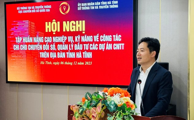 Hà Tĩnh tập huấn nâng cao nghiệp vụ, kỹ năng về công tác chi cho chuyển đổi số, quản lý đầu tư các dự án CNTT