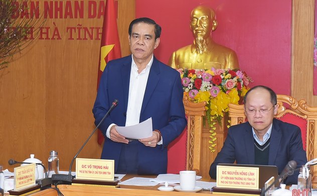 Hà Tĩnh triển khai nhiệm vụ trọng tâm trước, trong và sau tết