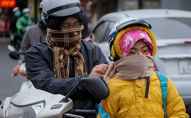 Ảnh hưởng không khí lạnh, Hà Tĩnh nhiệt độ phổ biến 14 - 16 độ C