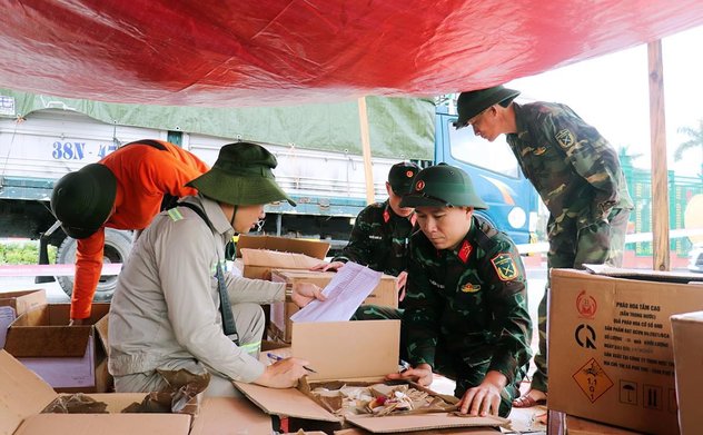 Hoàn thành trận địa pháo hoa tầm cao đón tết Giáp Thìn 2024 tại TP Hà Tĩnh