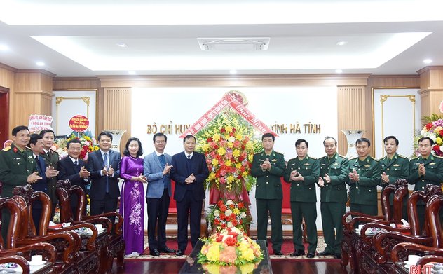 Lãnh đạo Hà Tĩnh chúc mừng ngày truyền thống Bộ đội Biên phòng Việt Nam 