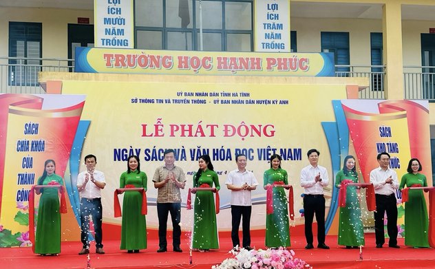 Hà Tĩnh tổ chức Lễ phát động Ngày sách và Văn hoá đọc Việt Nam năm 2024 