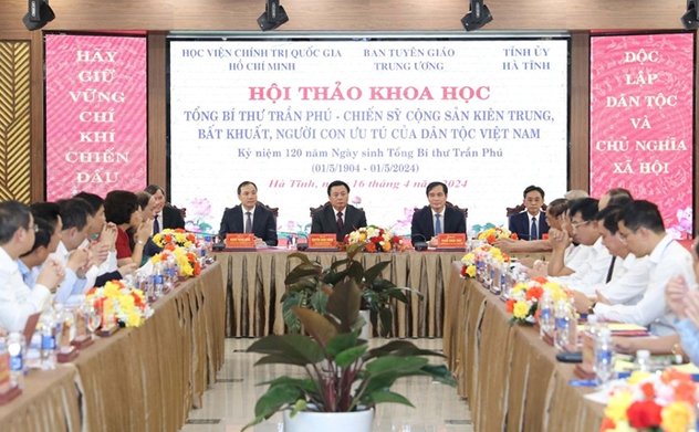Hà Tĩnh tổ chức hội thảo khoa học kỷ niệm 120 năm Ngày sinh Tổng Bí thư Trần Phú 