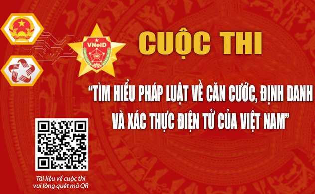 Kế hoạch tổ chức Cuộc thi "Tìm hiểu pháp luật về căn cước, định danh và xác thực điện tử của Việt Nam" trên địa bàn Hà Tĩnh