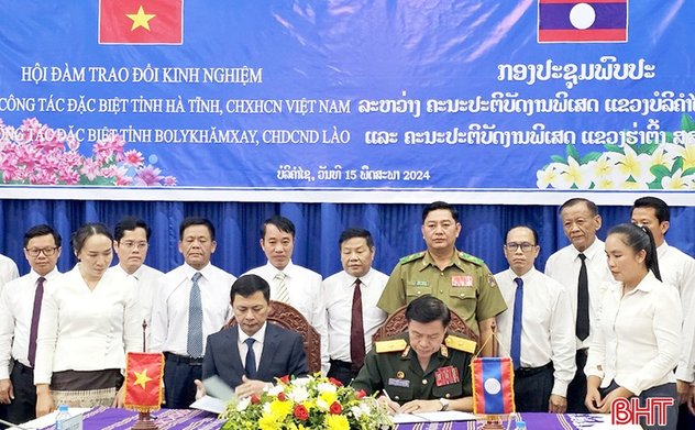 Hà Tĩnh và Bolikhămxay hội đàm công tác tìm kiếm, quy tập hài cốt liệt sỹ
