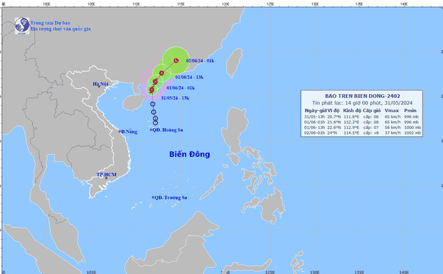 Bão số 1 vừa hình thành trên Biển Đông, tác động thế nào đến Hà Tĩnh?