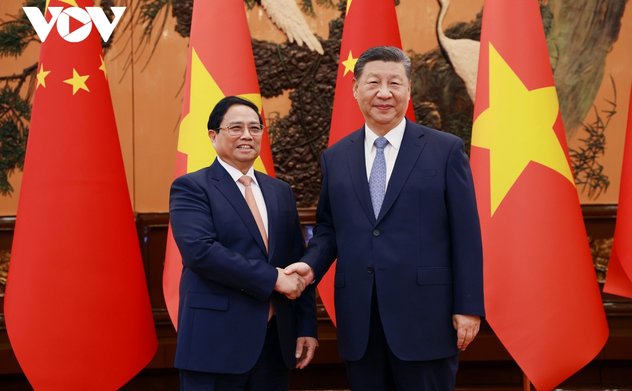 Thủ tướng Phạm Minh Chính hội kiến Tổng Bí thư, Chủ tịch Trung Quốc Tập Cận Bình