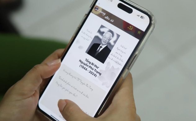 Người dân tri ân Tổng Bí thư Nguyễn Phú Trọng qua "Sổ tang điện tử" 