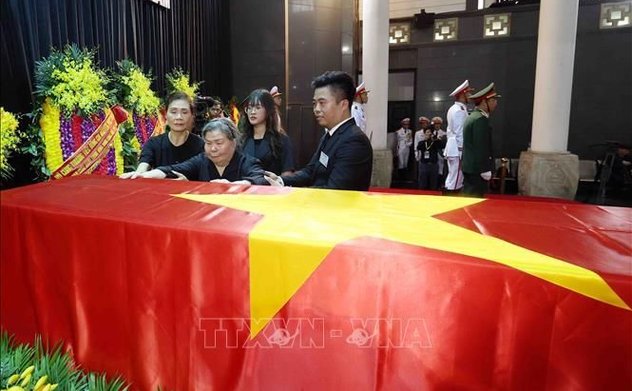 Lễ viếng Tổng Bí thư Nguyễn Phú Trọng sáng nay 