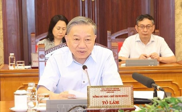 Tổng Bí thư, Chủ tịch nước Tô Lâm chủ trì họp Bộ Chính trị chỉ đạo việc khắc phục hậu quả bão số 3