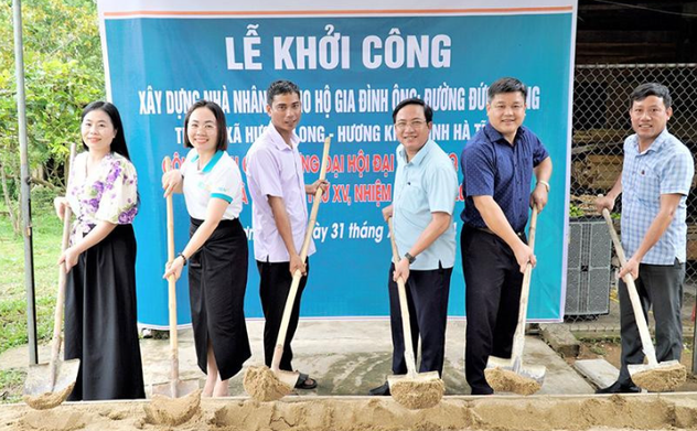BIDV hỗ trợ xây nhà nhân ái trên địa bàn huyện Hương Khê 