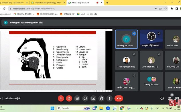 Đào tạo trực tuyến tại Trường Đại học Hà Tĩnh: Thêm nhiều cơ hội học tập cho sinh viên
