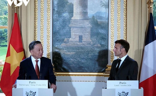 Tuyên bố chung về việc nâng cấp quan hệ lên đối tác chiến lược toàn diện giữa Việt Nam và Pháp 