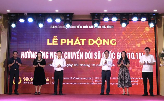 Hà Tĩnh phát động hưởng ứng Ngày Chuyển đổi số Quốc gia (10/10) năm 2024 