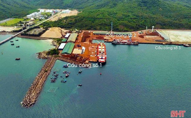 Cầu cảng Vũng Áng 3 dự kiến khai thác thương mại từ tháng 12/2024