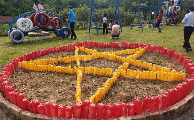 Sáng kiến Công viên xanh, thân thiện môi trường từ rác thải nhựa