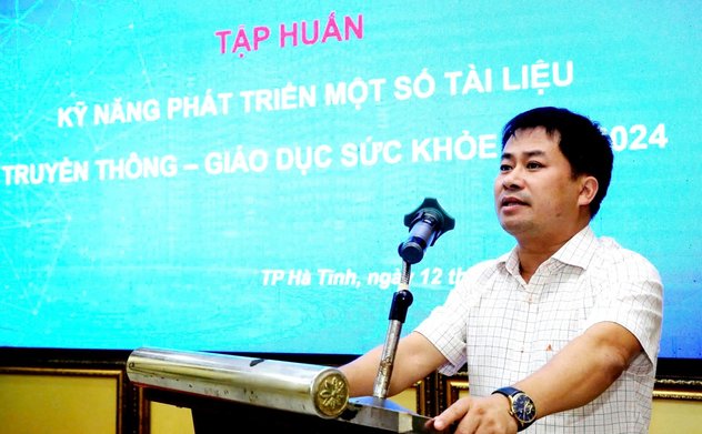 Tập huấn kỹ năng phát triển một số tài liệu truyền thông năm 2024