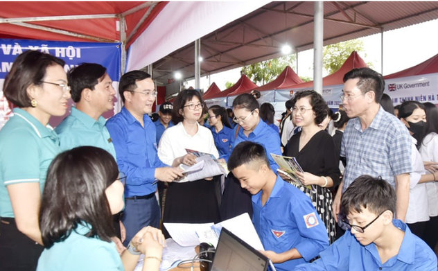 Hà Tĩnh: Chương trình ngày hội việc làm thanh niên năm 2024. 