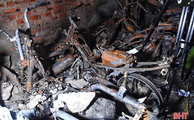 Công an Hà Tĩnh khuyến cáo cháy liên quan đến xe điện