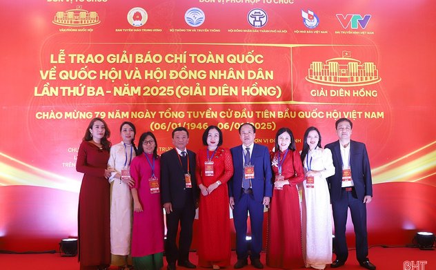 Hà Tĩnh được vinh danh tại Giải báo chí Diên Hồng 