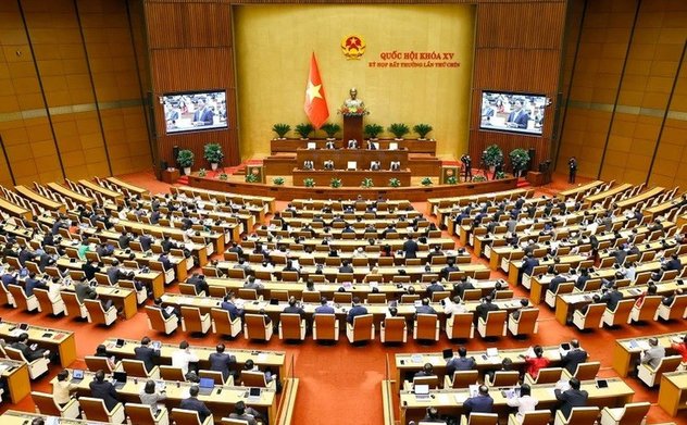 Biểu quyết thông qua Luật sửa đổi, bổ sung một số điều của Luật Tổ chức Quốc hội