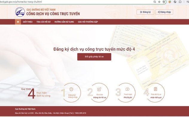 Hướng dẫn cách đổi giấy phép lái xe ô tô 2025 bằng hình thức trực tuyến chi tiết, cụ thể nhất 